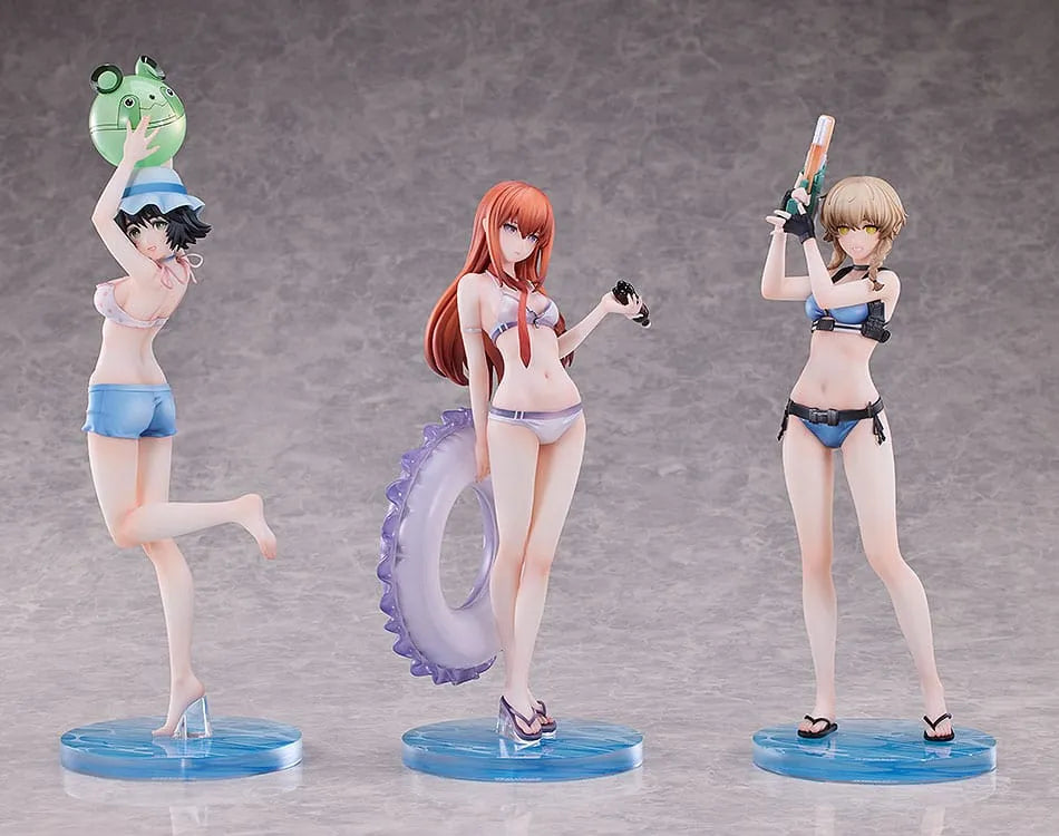 Steins Gate PVC Statuen 3er-Set 1/7 Suzuha Amane, Kurisu Makise, Mayuri Shiina Swimsuit Ver. - Smalltinytoystore