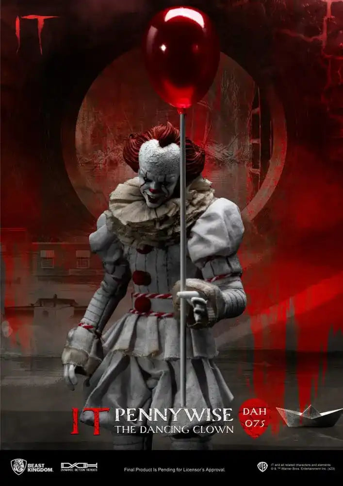 Stephen King's Es Dynamic 8ction Heroes Actionfigur 1/9 Pennywise 21 cm - Smalltinytoystore