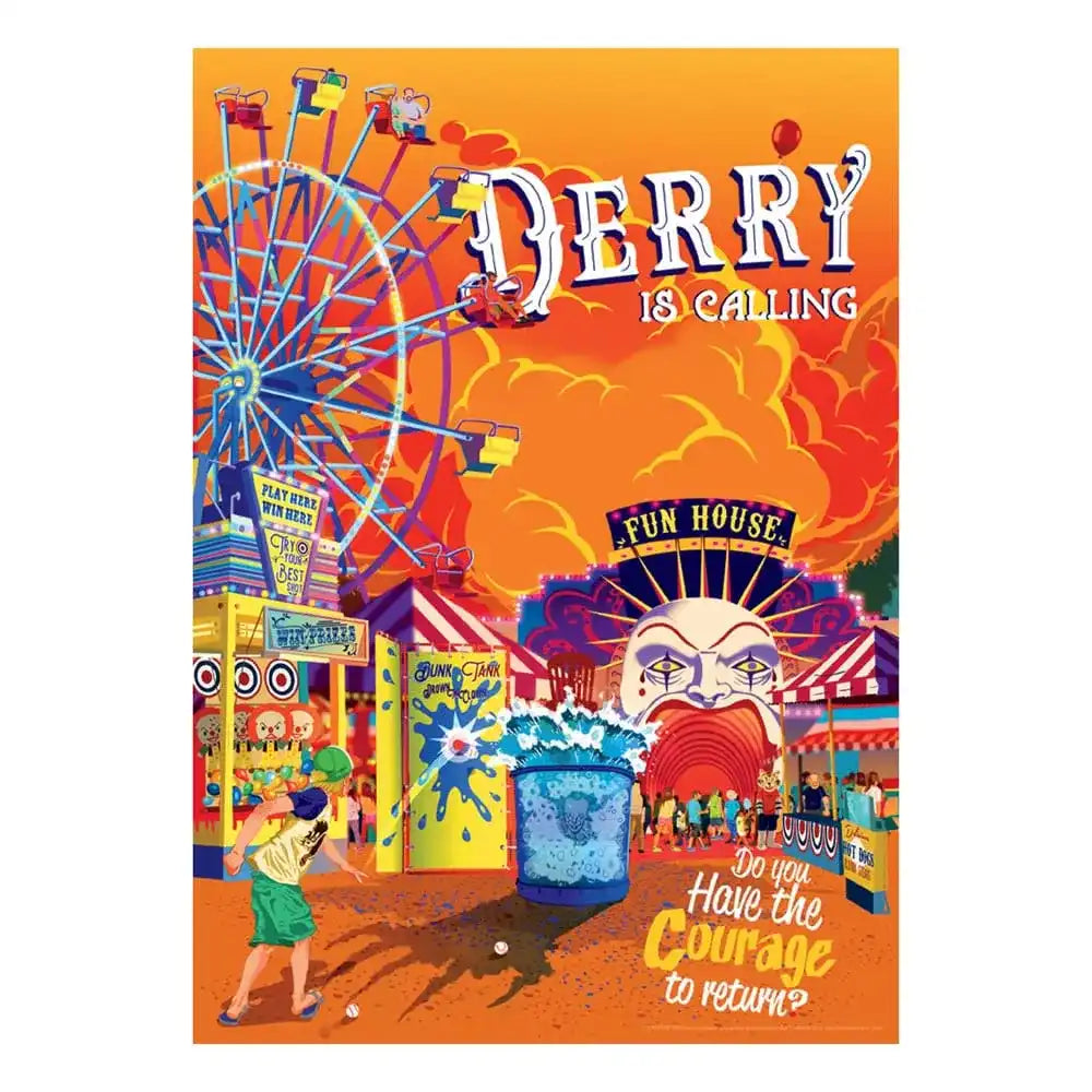 Stephen Kings Es Kunstdruck Derry Limited Edition 42 x 30 cm - Smalltinytoystore