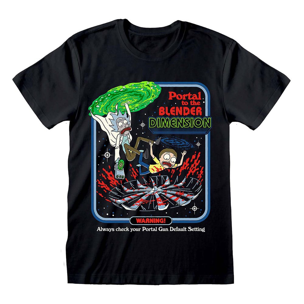 Steven Rhodes T-Shirt Rick and Morty Portal Collab Größe L - Smalltinytoystore