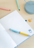 Stitch Premium Plüsch Notizbuch A5 mit Stift Tropical