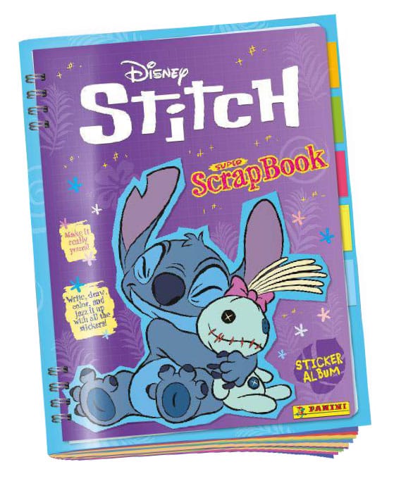 Stitch Super ScrapBook Sticker Collection Album *Deutsche Version* - Smalltinytoystore