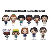 Stranger Things 3D PVC-Taschenanhänger Series 3 Display (24) - Smalltinytoystore