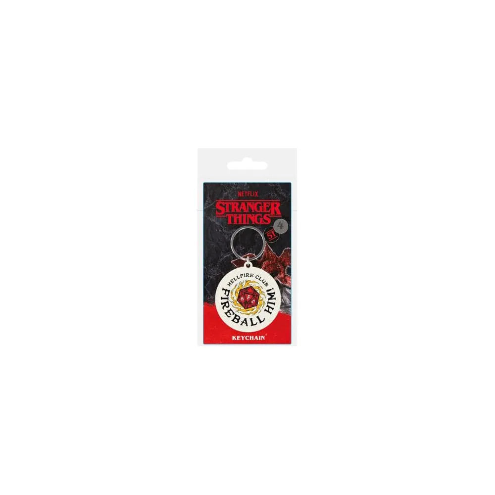 Stranger Things 4 Gummi-Schlüsselanhänger Fireball Him 6 cm - Smalltinytoystore