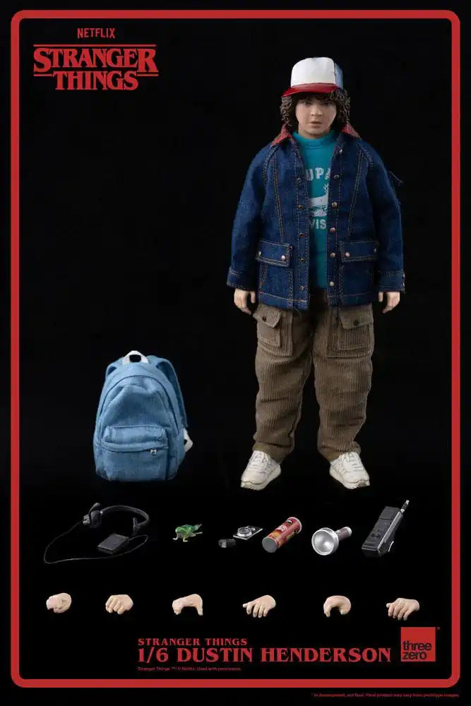 Stranger Things Actionfigur 1/6 Dustin Henderson 23 cm - Smalltinytoystore