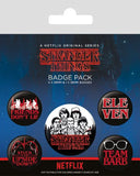 Stranger Things Ansteck-Buttons 5er-Pack Characters - Smalltinytoystore