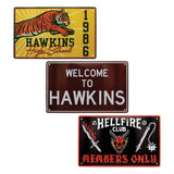 Stranger Things Blechschilder 3er Set - Smalltinytoystore