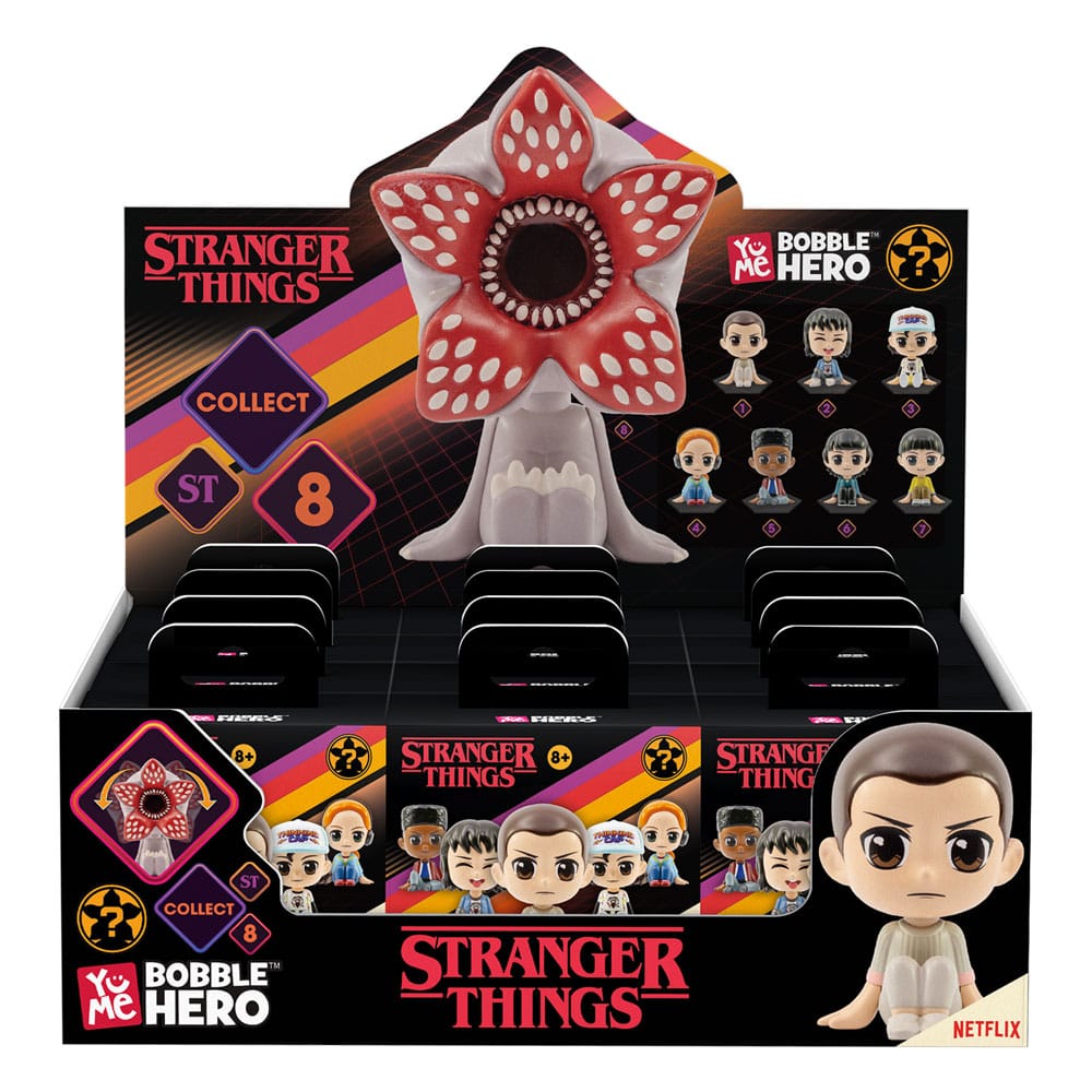 Stranger Things Bobble Hero Wackelkopf-Figuren 6 cm Display (12) - Smalltinytoystore