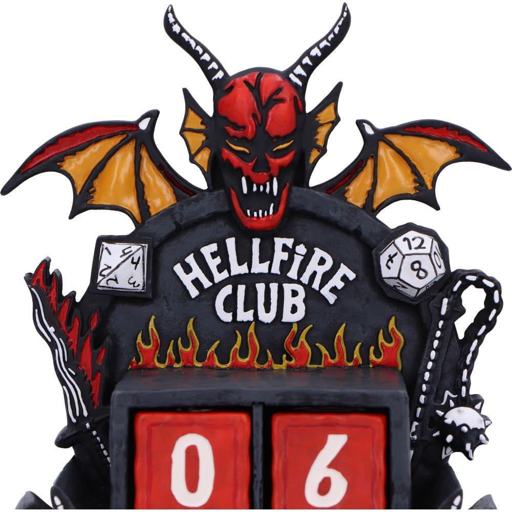 Stranger Things Ewiger Kalender Hellfire Club 15 cm - Smalltinytoystore