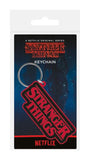 Stranger Things Gummi-Schlüsselanhänger Logo 6 cm - Smalltinytoystore