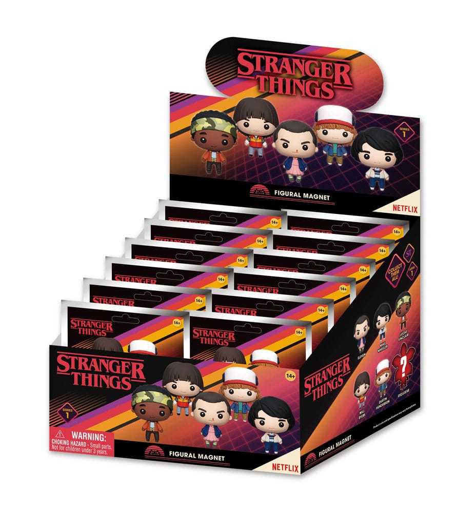 Stranger Things Magnete blind pack Series 1 Display (12) - Smalltinytoystore