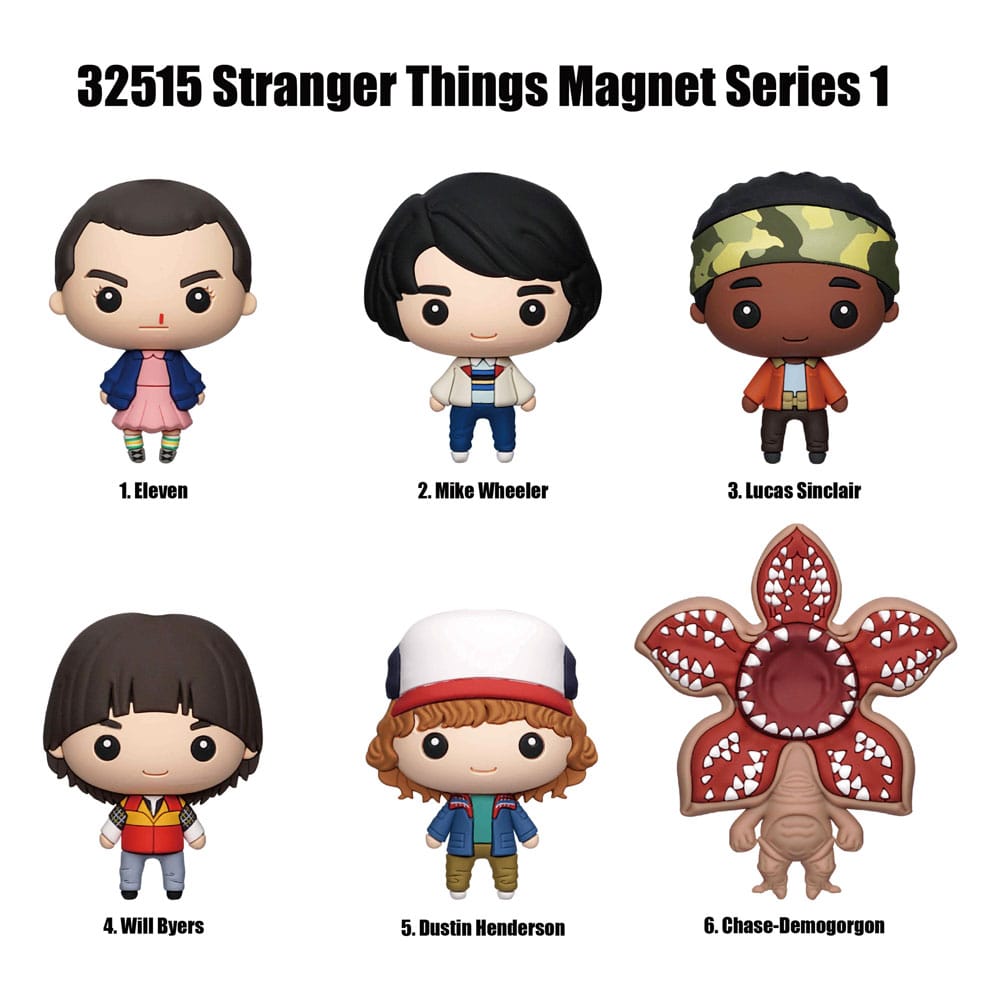 Stranger Things Magnete blind pack Series 1 Display (12) - Smalltinytoystore