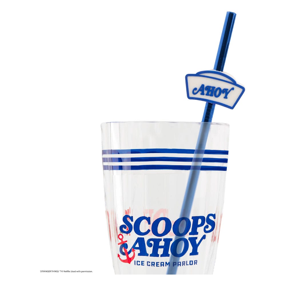 Stranger Things Milchshake-Glas-Set Scoops Ahoy - Smalltinytoystore