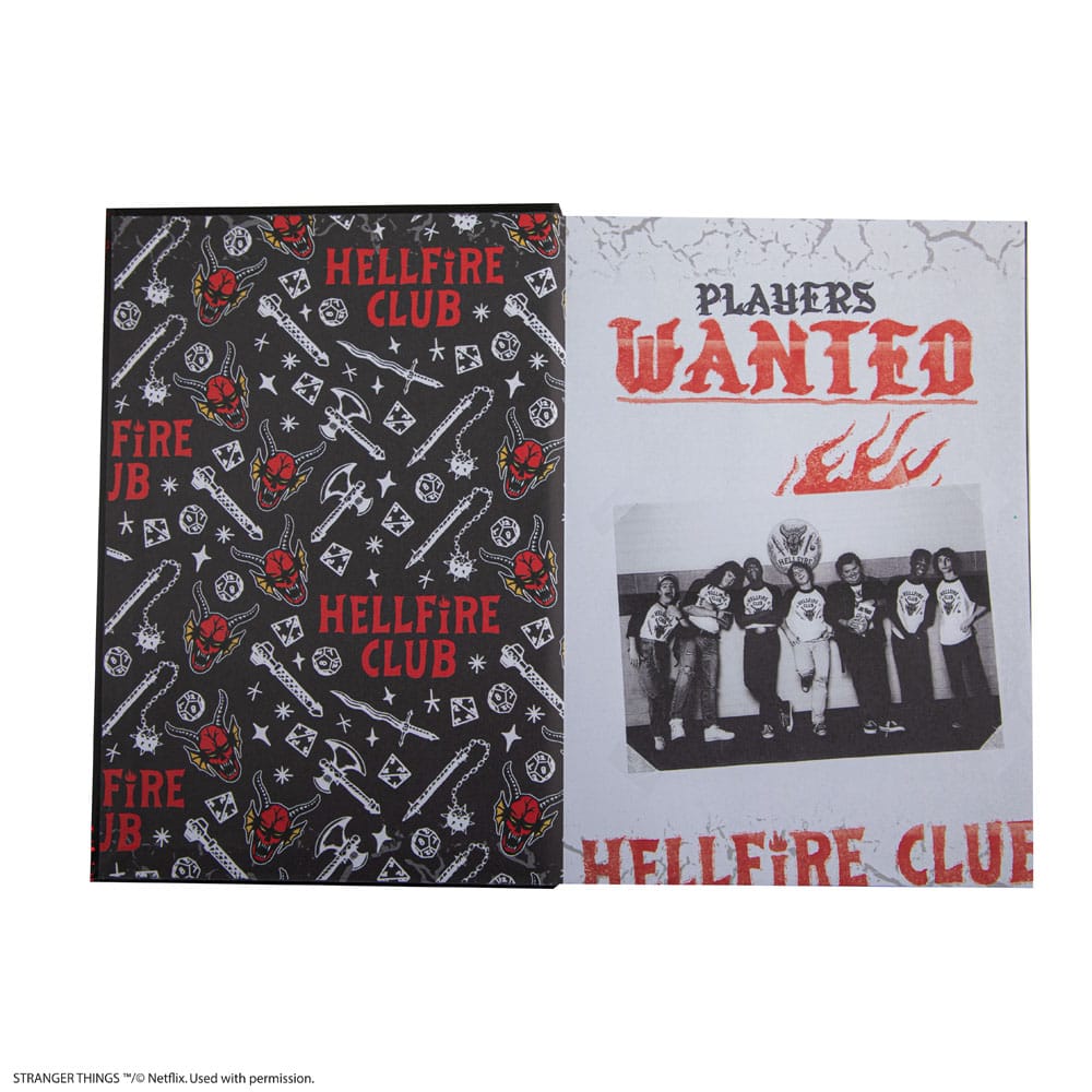 Stranger Things Notizbuch Hell Fire Club - Smalltinytoystore