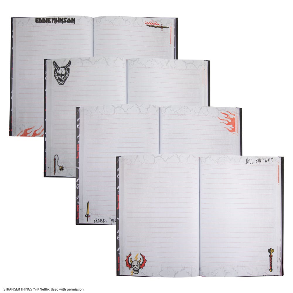 Stranger Things Notizbuch Hell Fire Club - Smalltinytoystore