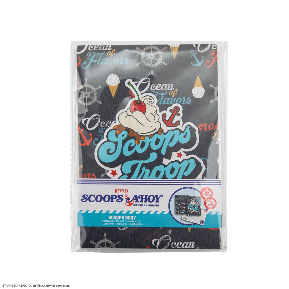 Stranger Things Notizbuch Scoops Ahoy Softcover - Smalltinytoystore