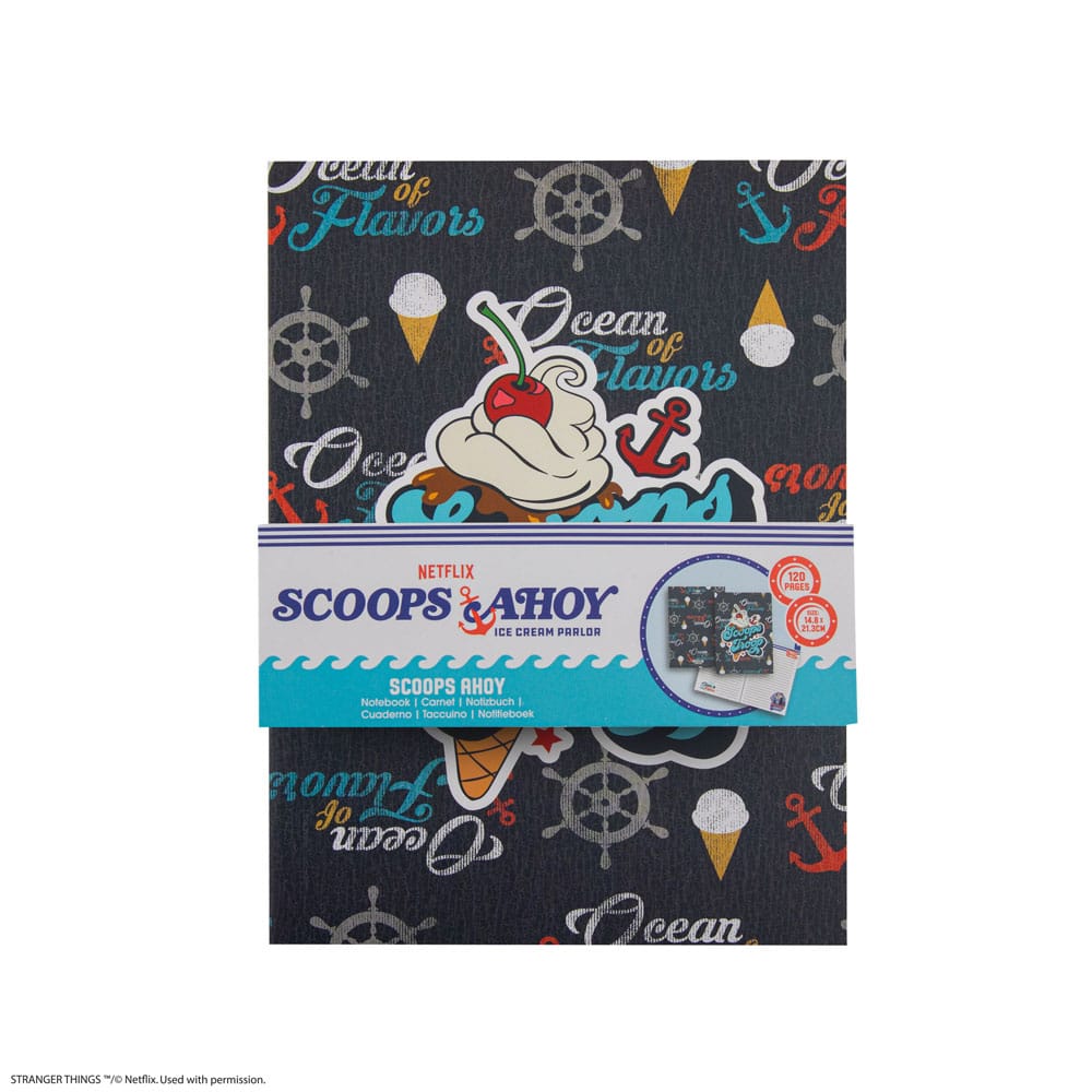 Stranger Things Notizbuch Scoops Ahoy Softcover - Smalltinytoystore
