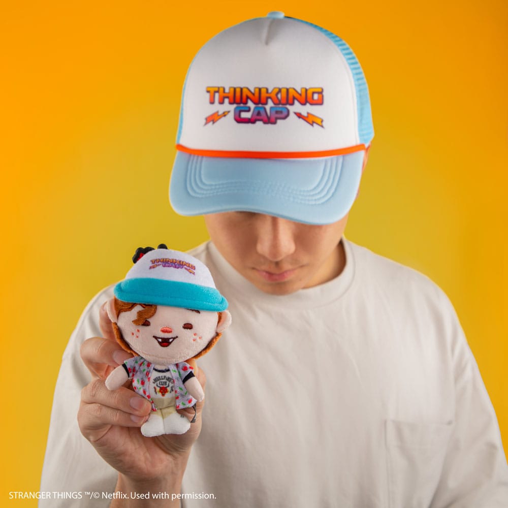 Stranger Things Plüsh Schlüsselanhänger Dustin Henderson 12 cm - Smalltinytoystore