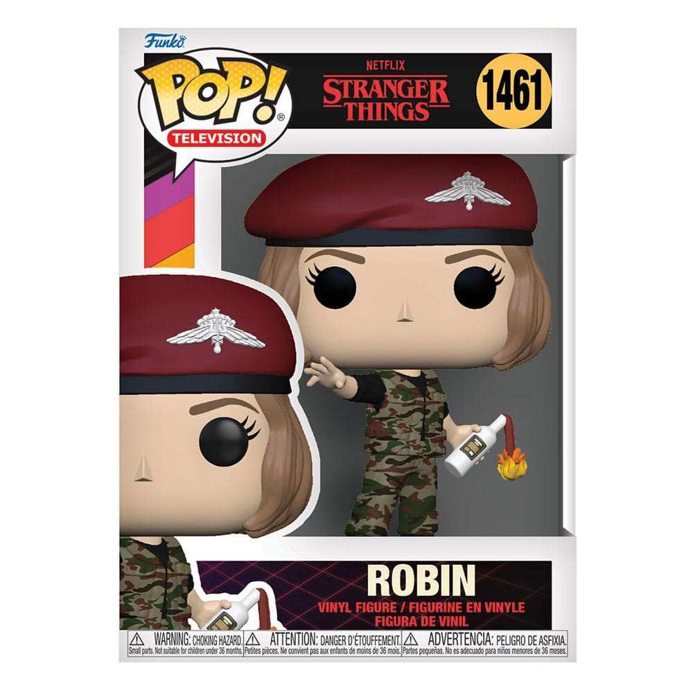 Stranger Things POP! TV Vinyl Figur Hunter Robin with Cocktail 9 cm - Smalltinytoystore