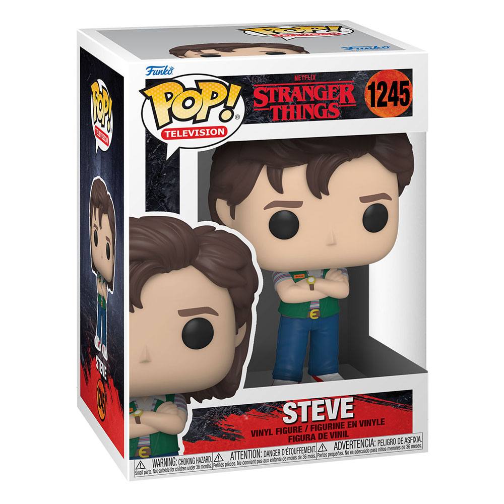 Stranger Things POP! TV Vinyl Figur Steve 9 cm - Smalltinytoystore