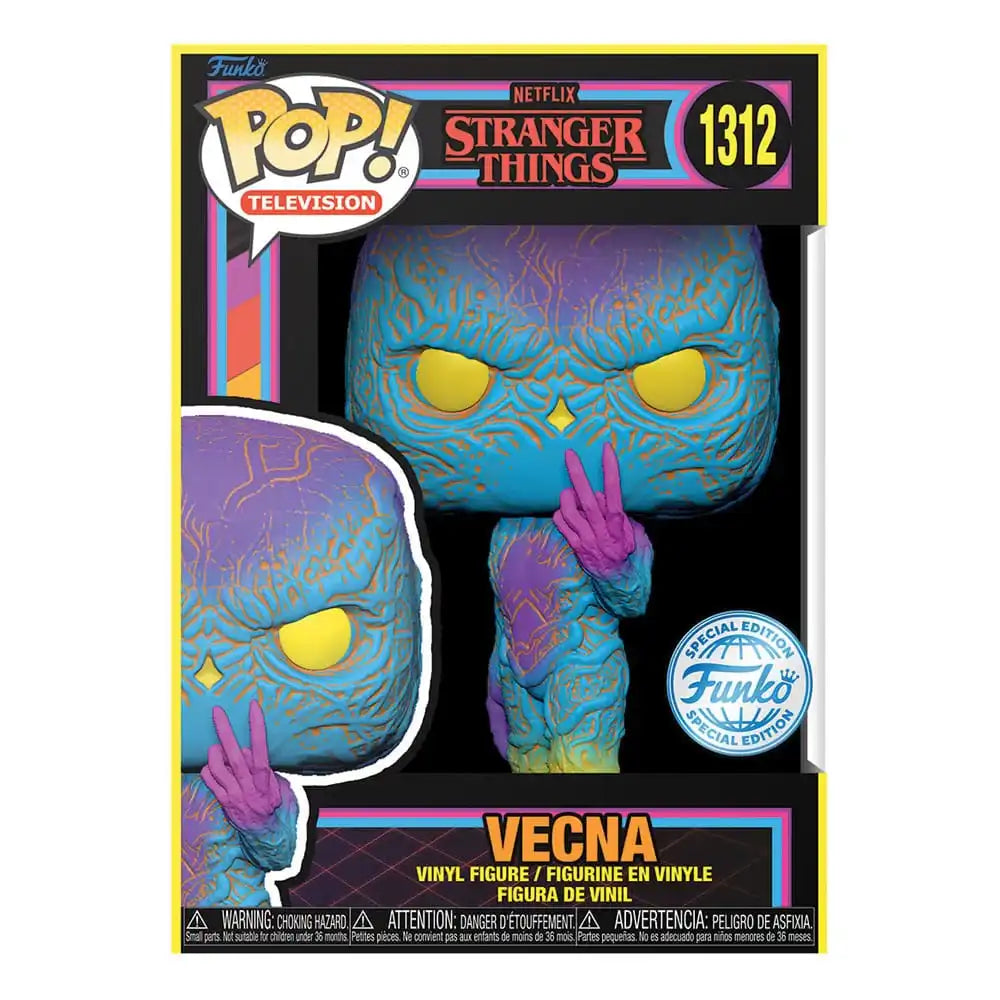 Stranger Things POP! TV Vinyl Figuren Vecna(BLKLT) 9 cm - Smalltinytoystore