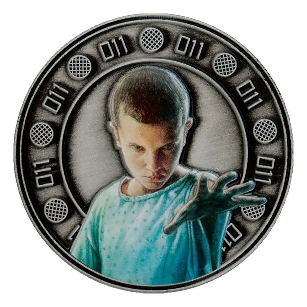 Stranger Things Sammelmünze Eleven & Hopper 4 cm - Smalltinytoystore