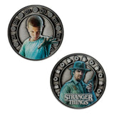 Stranger Things Sammelmünze Eleven & Hopper 4 cm - Smalltinytoystore