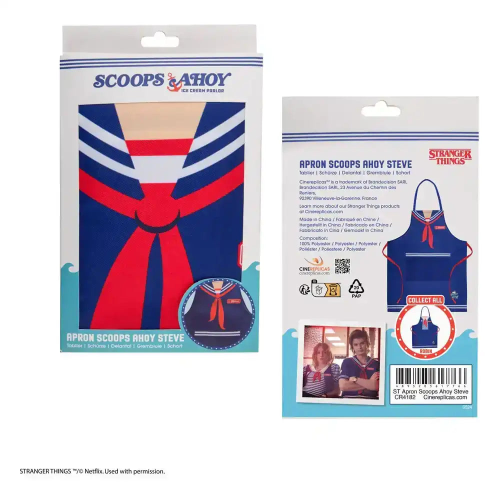 Stranger Things Schürze Scoops Ahoy Steve - Smalltinytoystore