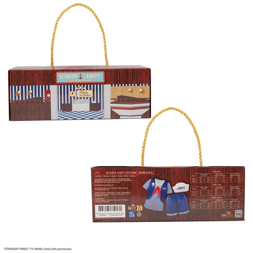 Stranger Things: Scoops Ahoy Robin Costume - Smalltinytoystore