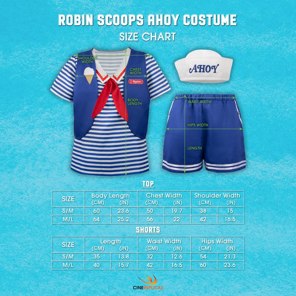 Stranger Things: Scoops Ahoy Robin Costume - Smalltinytoystore