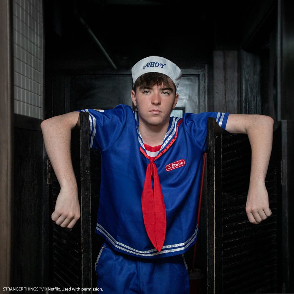 Stranger Things: Scoops Ahoy Steve Costume - Smalltinytoystore