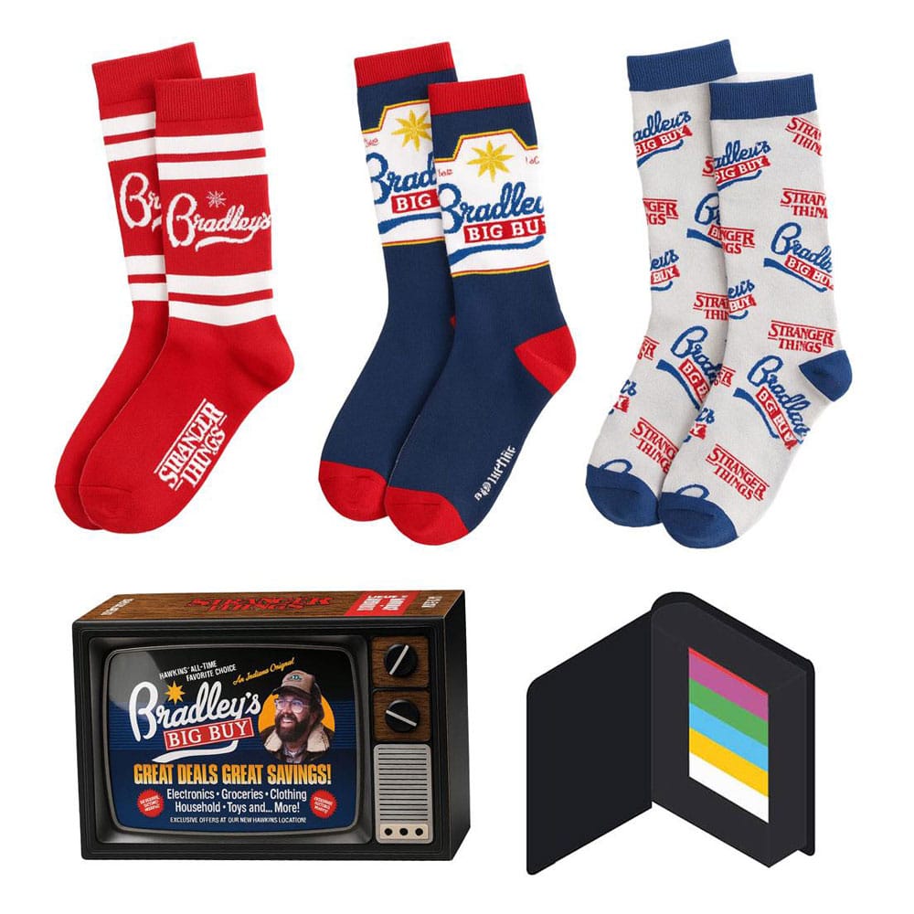 Stranger Things Socken 3er-Pack 38-45 Bradley´s Big Buy - Smalltinytoystore