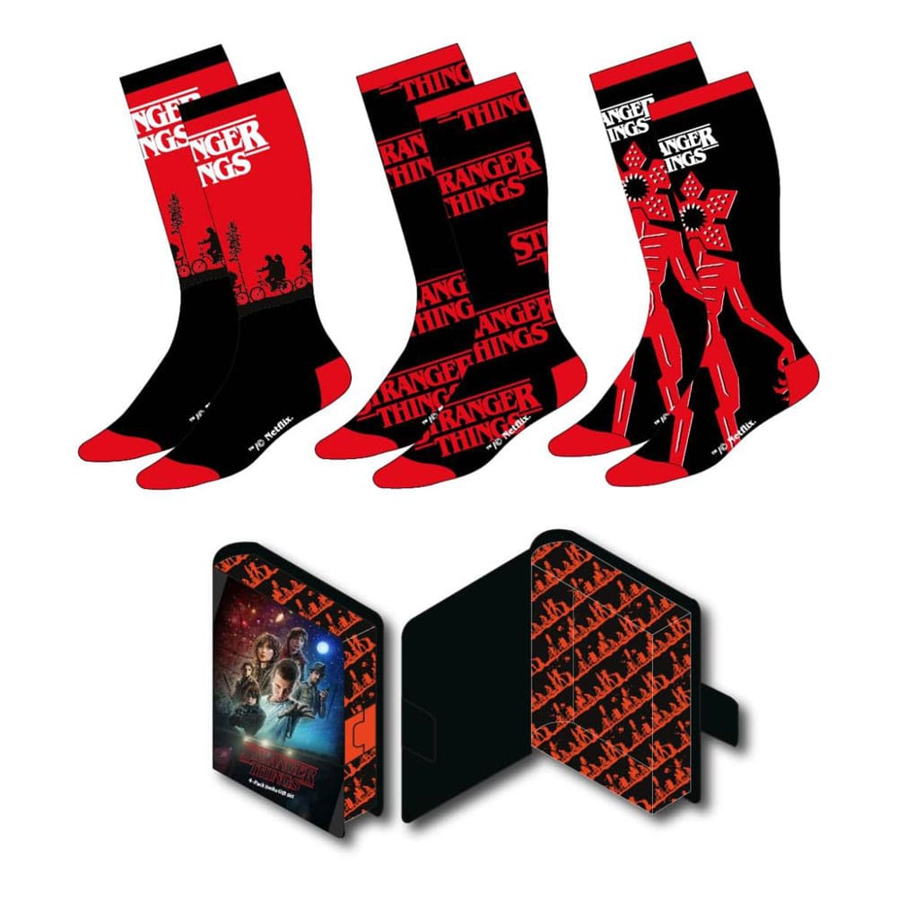 Stranger Things Socken 3er-Pack 38-45 - Smalltinytoystore