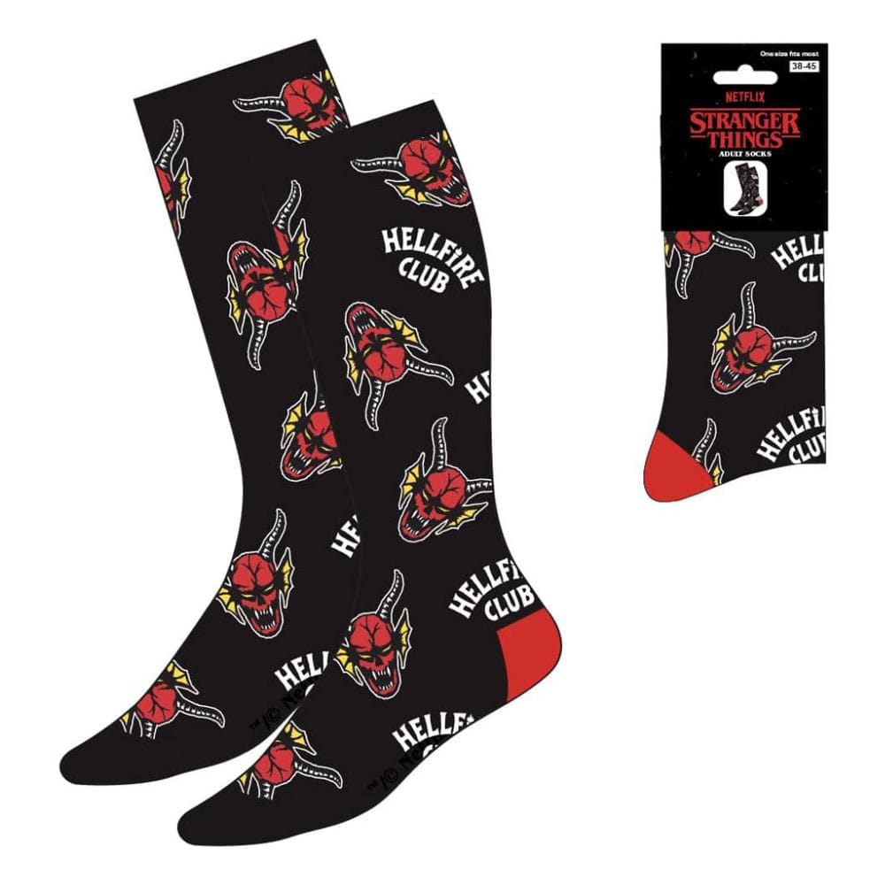 Stranger Things Socken Hellfire Club AOP 38-45 - Smalltinytoystore