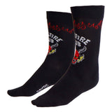 Stranger Things Socken Hellfire Club Black 38-45 - Smalltinytoystore
