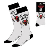Stranger Things Socken Hellfire Club White 38-45 - Smalltinytoystore