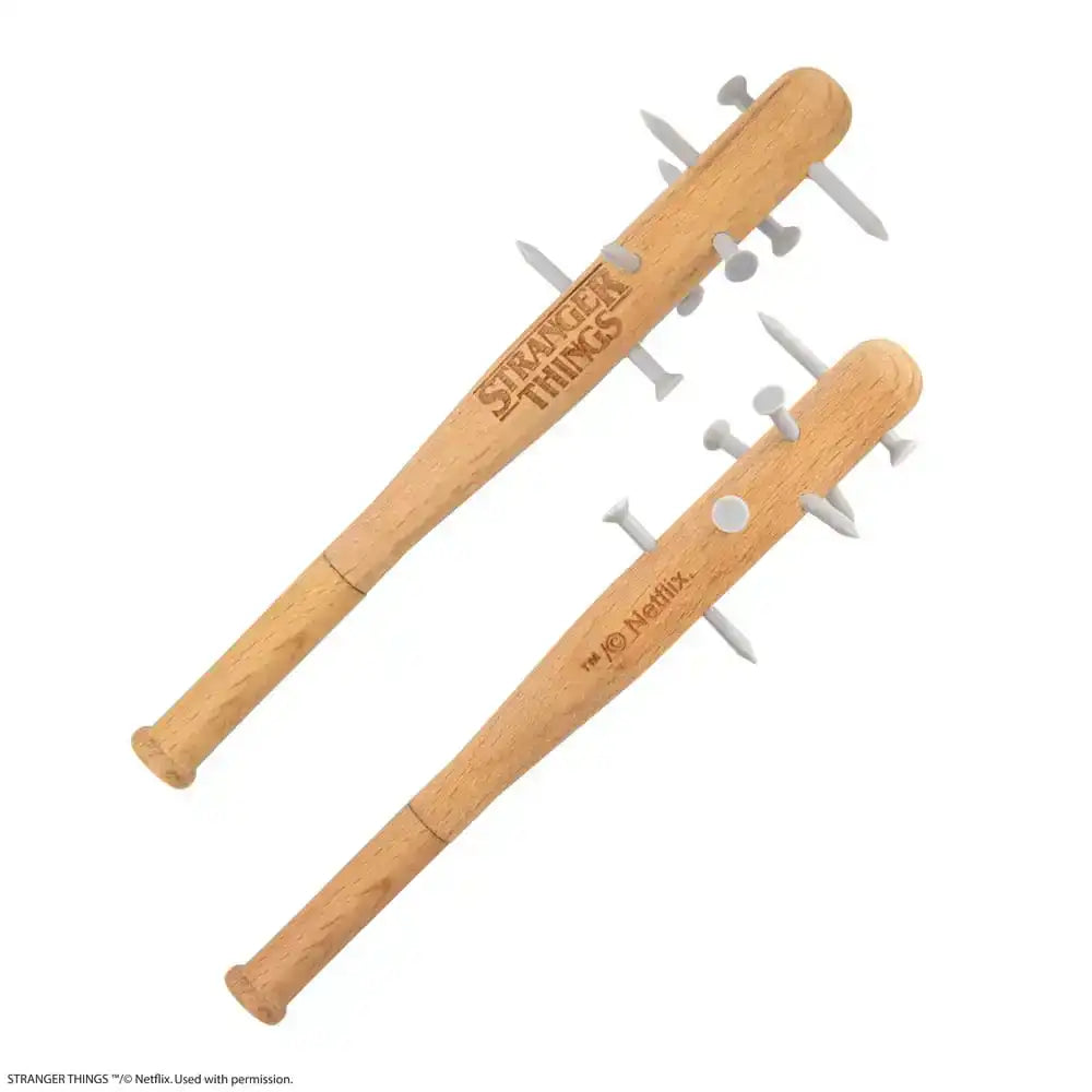 Stranger Things Stachelige Schlägerkugelschreiber & Stranger Things Anstecknadel - Smalltinytoystore