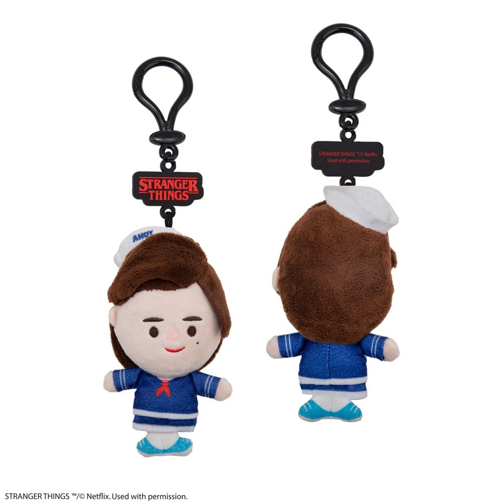 Stranger Things: Steve Scoops Ahoy Plush Keychain - Smalltinytoystore