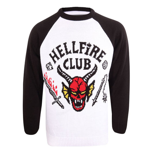 Stranger Things Sweatshirt Christmas Jumper Hellfire Club Größe M - Smalltinytoystore