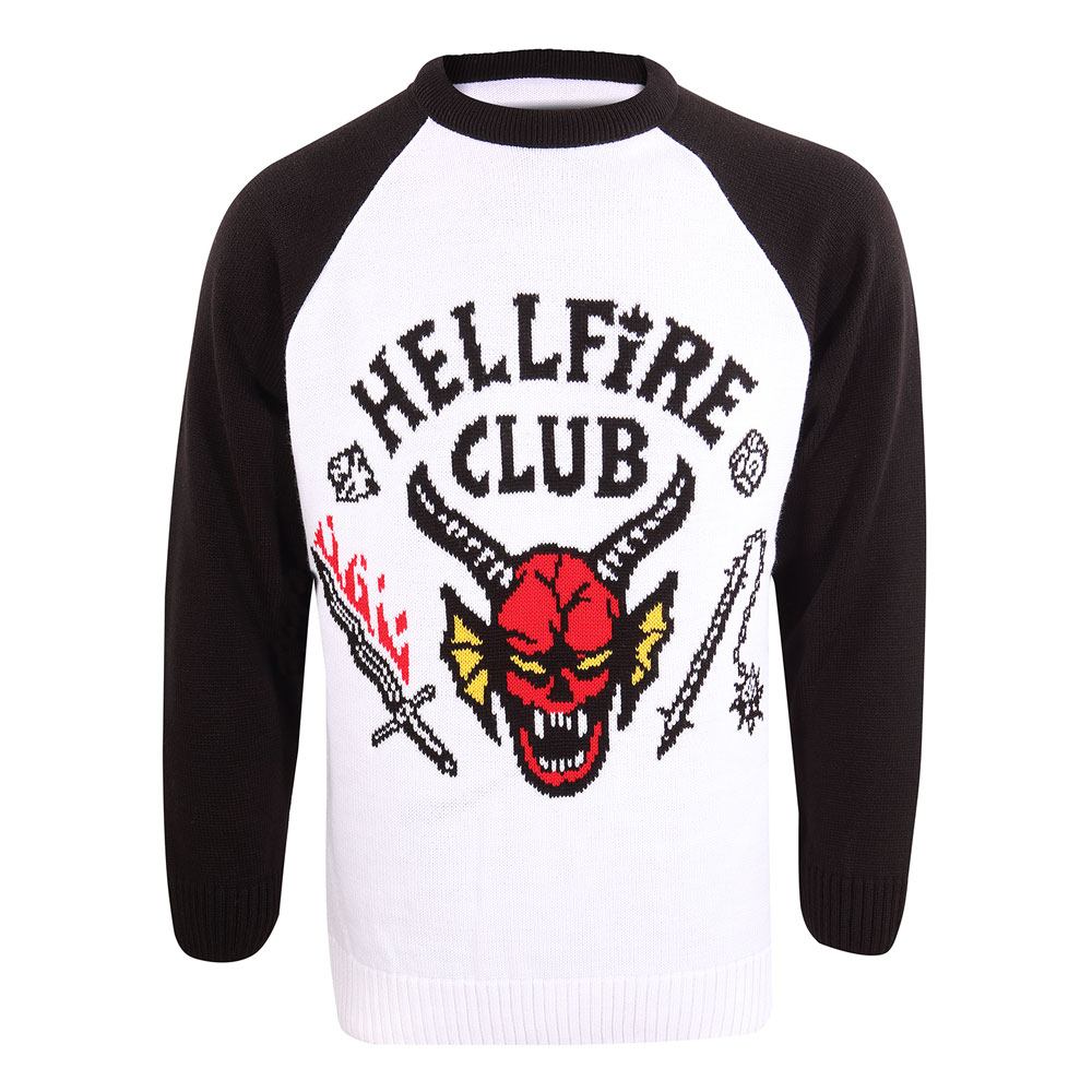 Stranger Things Sweatshirt Christmas Jumper Hellfire Club - Smalltinytoystore