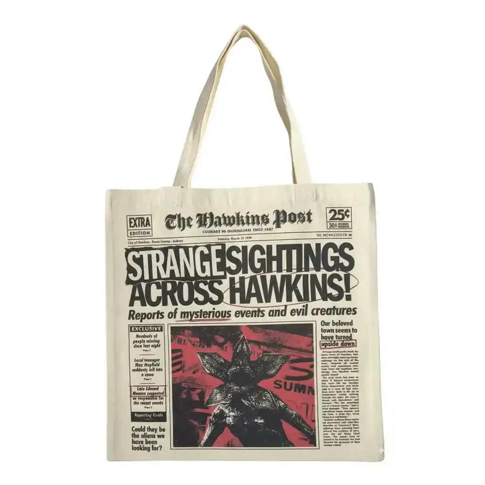 Stranger Things Tragetasche Newspaper - Smalltinytoystore