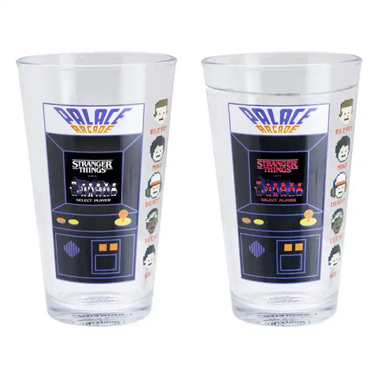 Stranger Things Trinkglas mit Thermoeffekt Arcade 400 ml - Smalltinytoystore