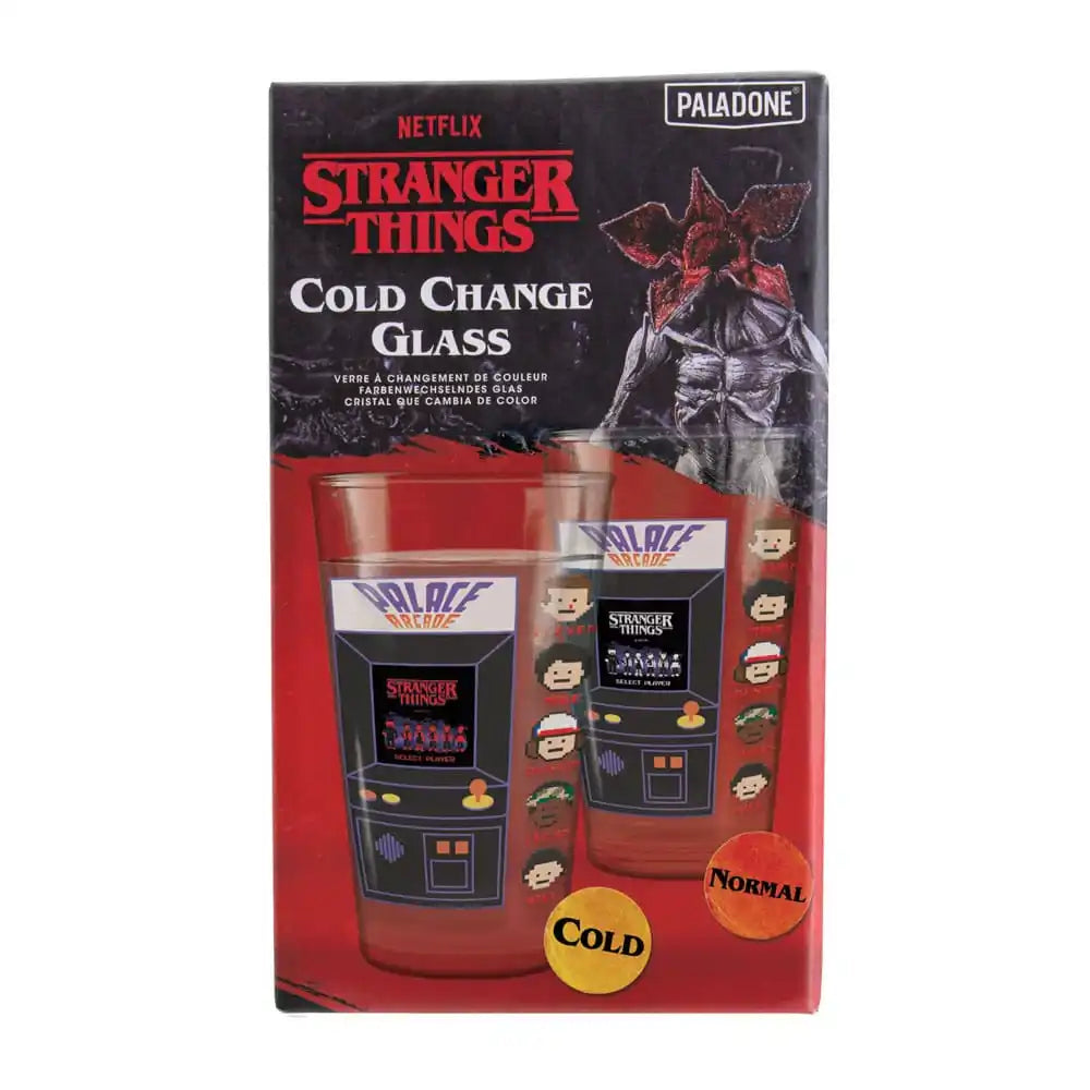 Stranger Things Trinkglas mit Thermoeffekt Arcade 400 ml - Smalltinytoystore