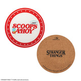 Stranger Things Untersetzer Scoops Ahoy 4er-Pack - Smalltinytoystore