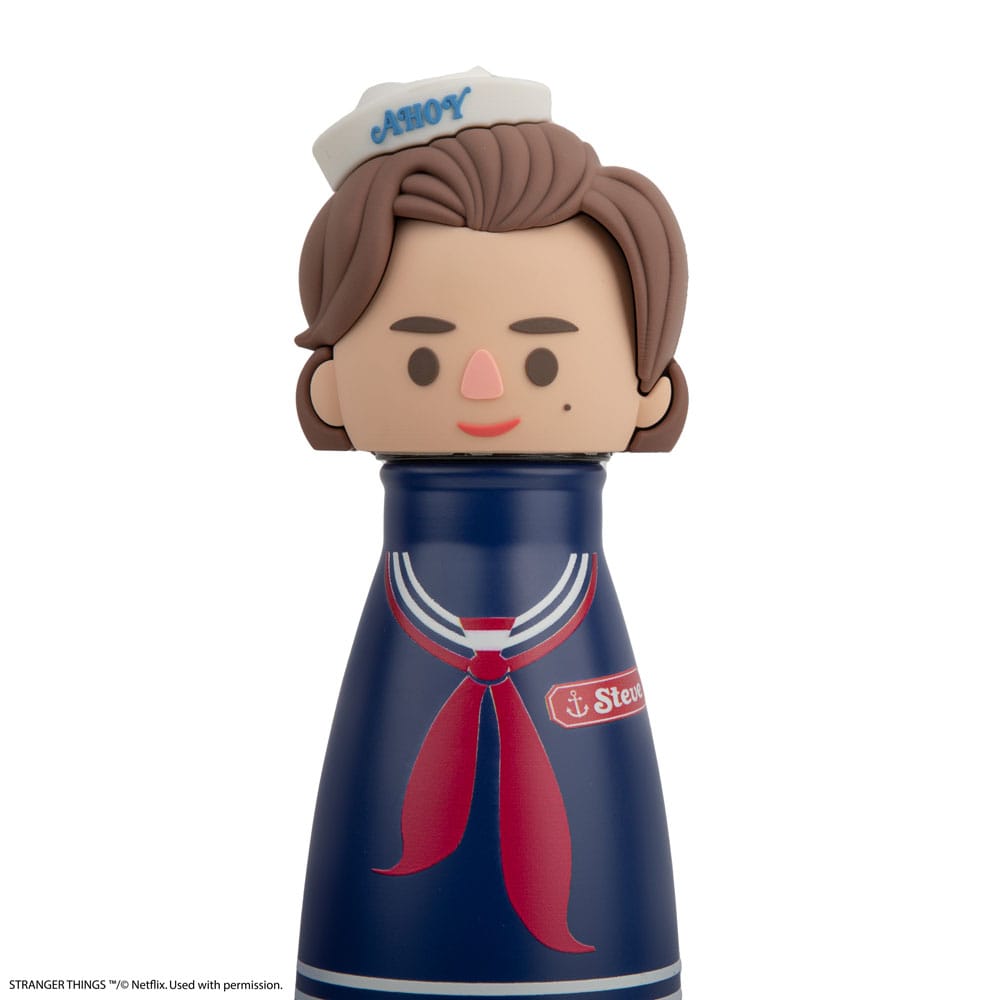 Stranger Things Wasserflasche Scoops Ahoy Steve 500 ml - Smalltinytoystore