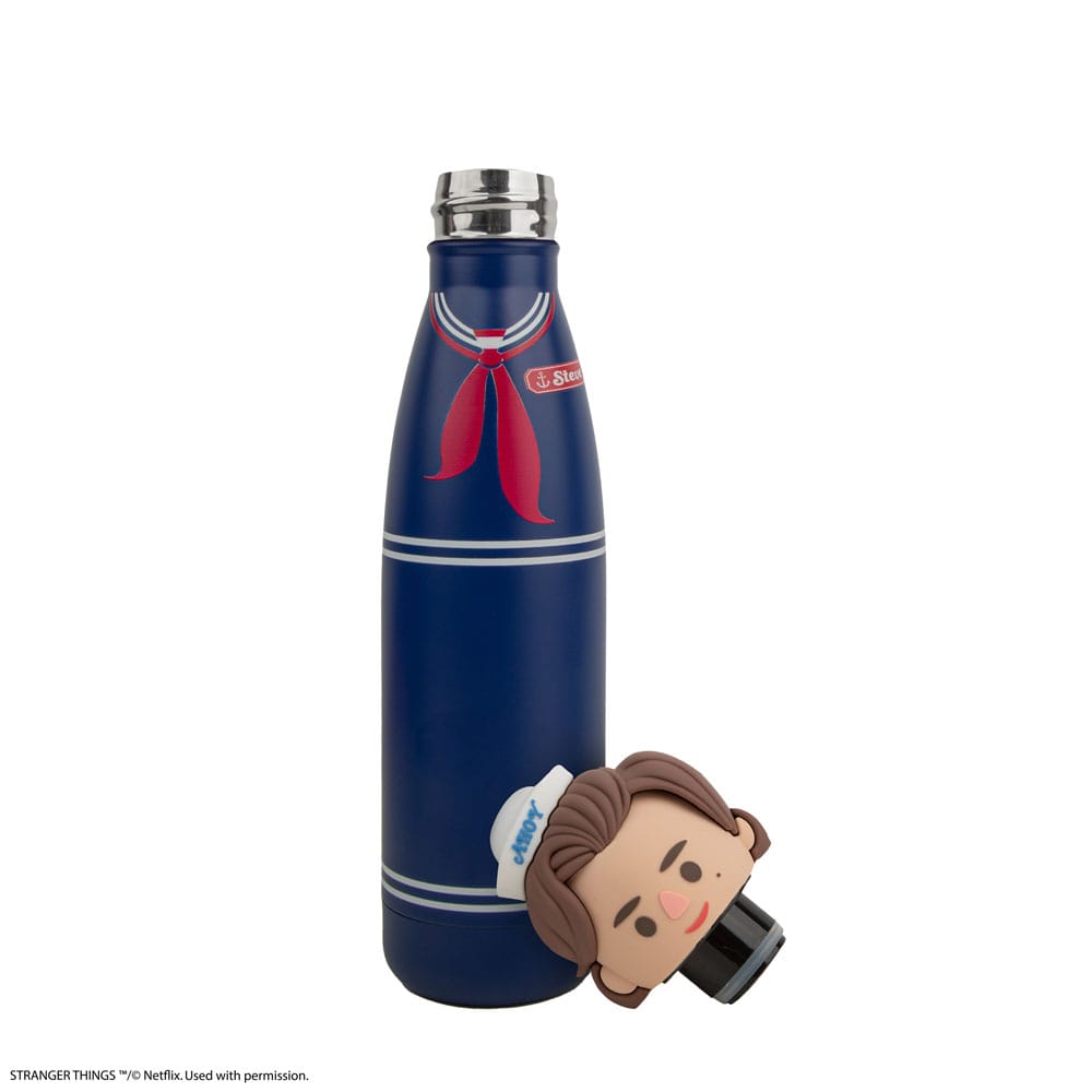 Stranger Things Wasserflasche Scoops Ahoy Steve 500 ml - Smalltinytoystore