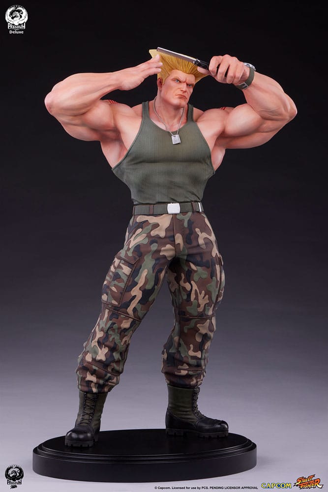 Street Fighter 6 PVC Statue 1/4 Guile Deluxe Edition 50 cm - Smalltinytoystore
