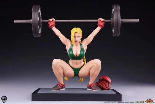 Street Fighter Premier Series Statue 1/4 Cammy: Powerlifting 41 cm - Smalltinytoystore