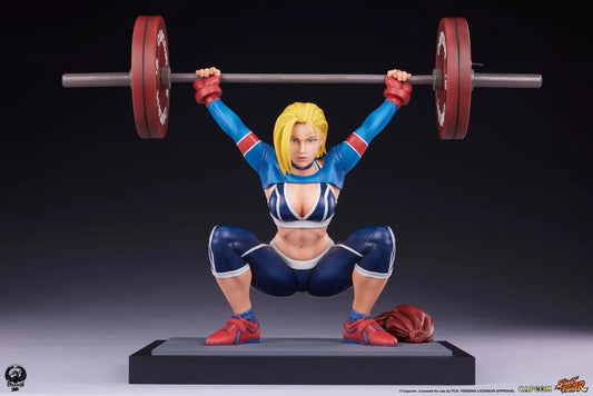Street Fighter Premier Series Statue 1/4 Cammy: Powerlifting SF6 41 cm - Smalltinytoystore