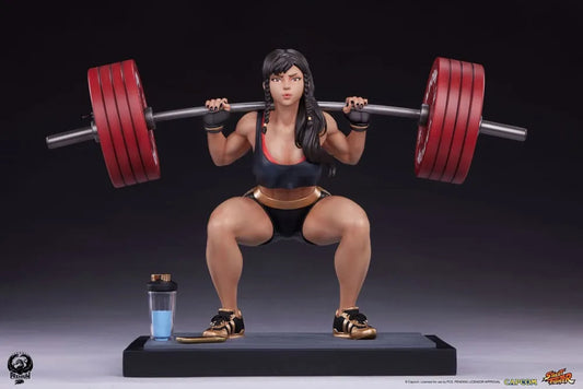 Street Fighter Premier Series Statue 1/4 Chun-Li Powerlifting (Battle Edition) 37 cm - Smalltinytoystore